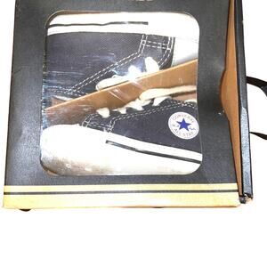 Limited Converse First Star Infant Sneakers | Black/White Unisex | Size 2 NIB